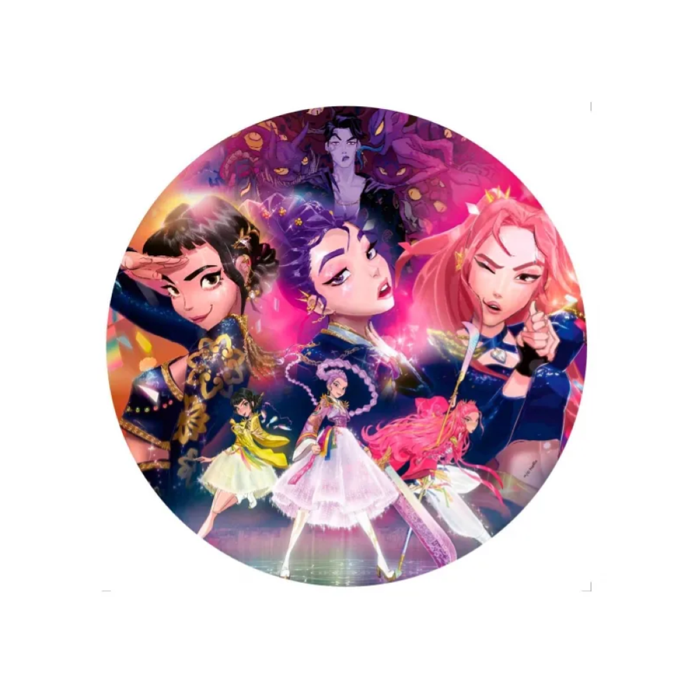 Ravensburger Puzzle 500 PC Round - K-Pop Demon Hunters 12002052