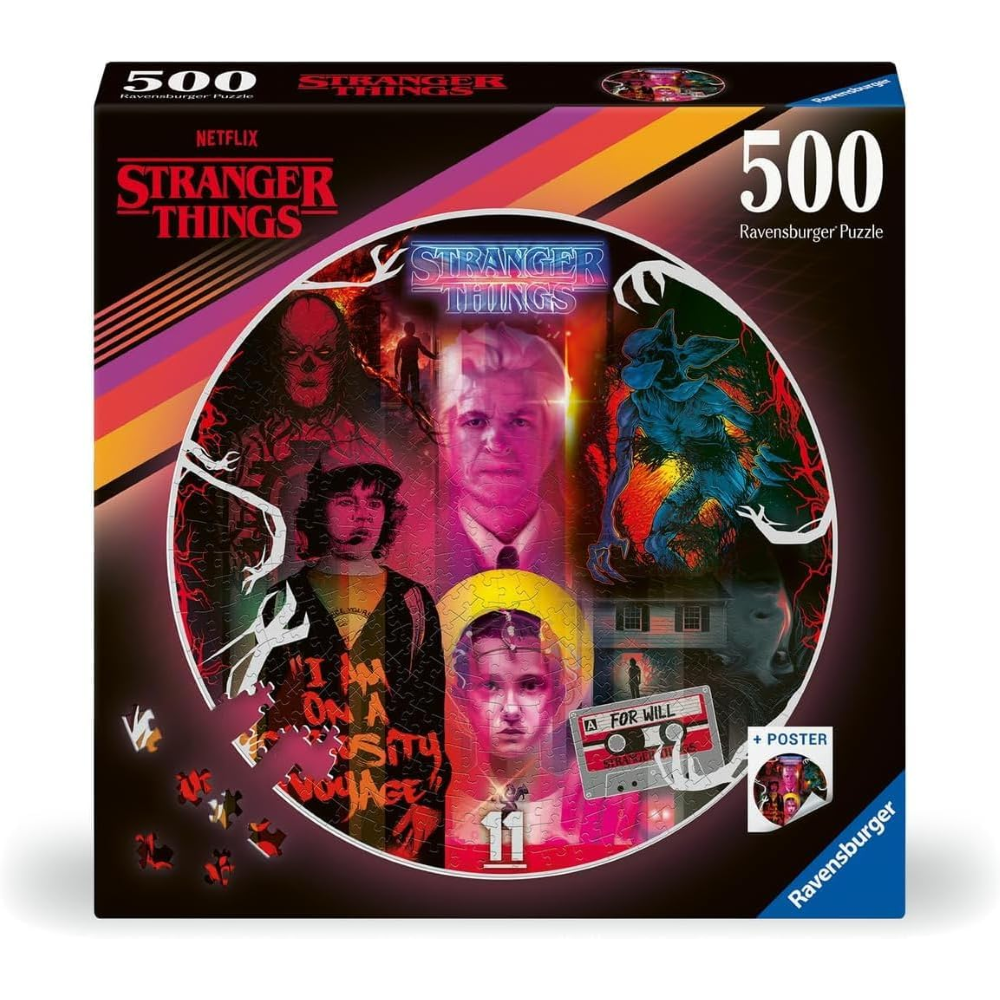 Ravensburger Puzzle 500 PC Round - Stranger Things 12001227