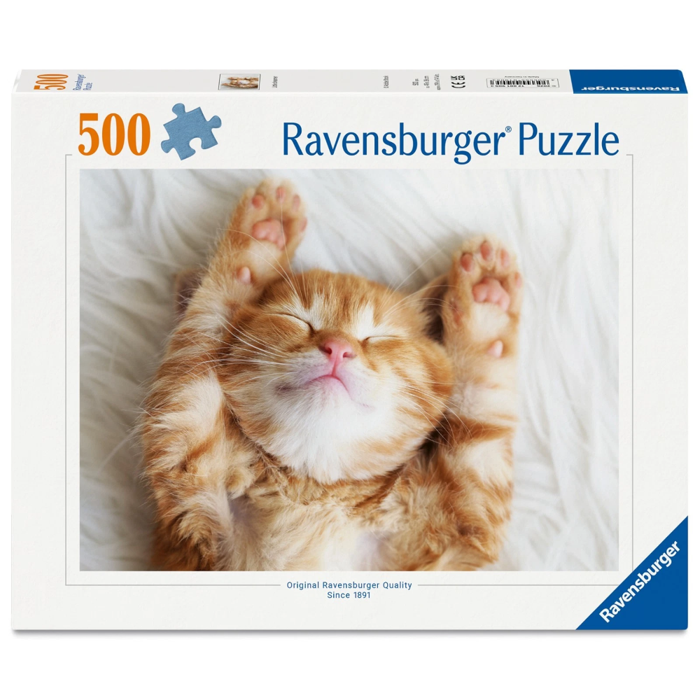 Ravensburger Puzzle 500 PC - Puppies Collection: gattino sognatore 12001905