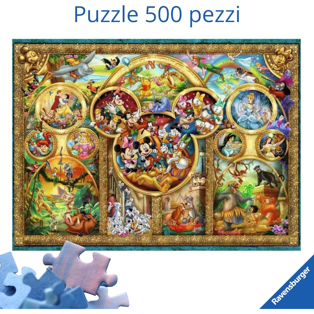 Ravensburger Puzzle 500 PC - Disney Family 12000094