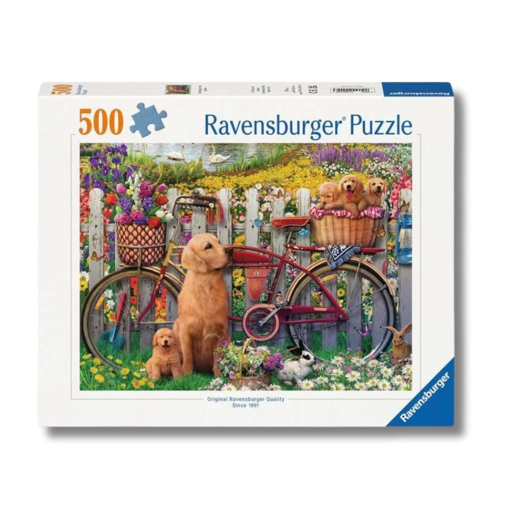 Ravensburger Puzzle 500 PC - Amici pelosi in giardino 12000209