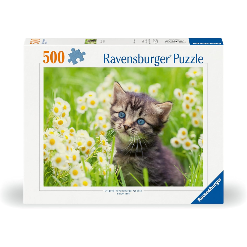 Ravensburger Puzzle 500 PC - Gattino nel prato 12000367
