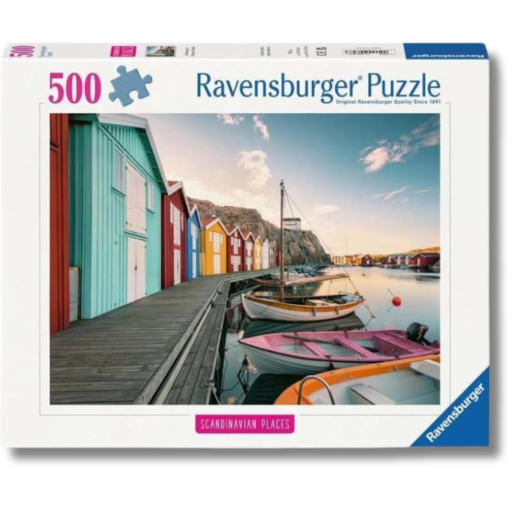 Ravensburger Puzzle 500 PC - Case galleggianti a Smogen, Svezia 12000847