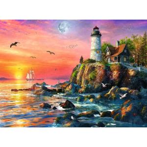 Ravensburger Puzzle 500 PC - Faro alla sera 12000217