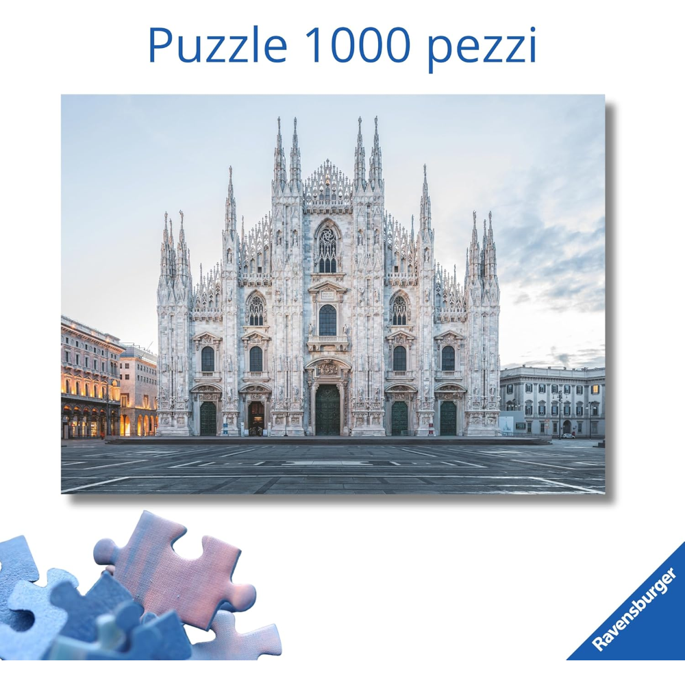 Ravensburger Puzzle 1000 PC - Duomo di Milano 12000528