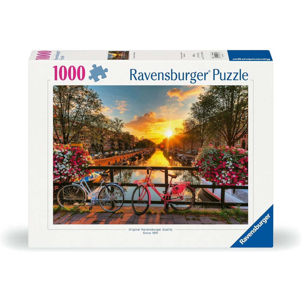 Ravensburger Puzzle 1000 PC - Biciclette ad Amsterdam 12000662