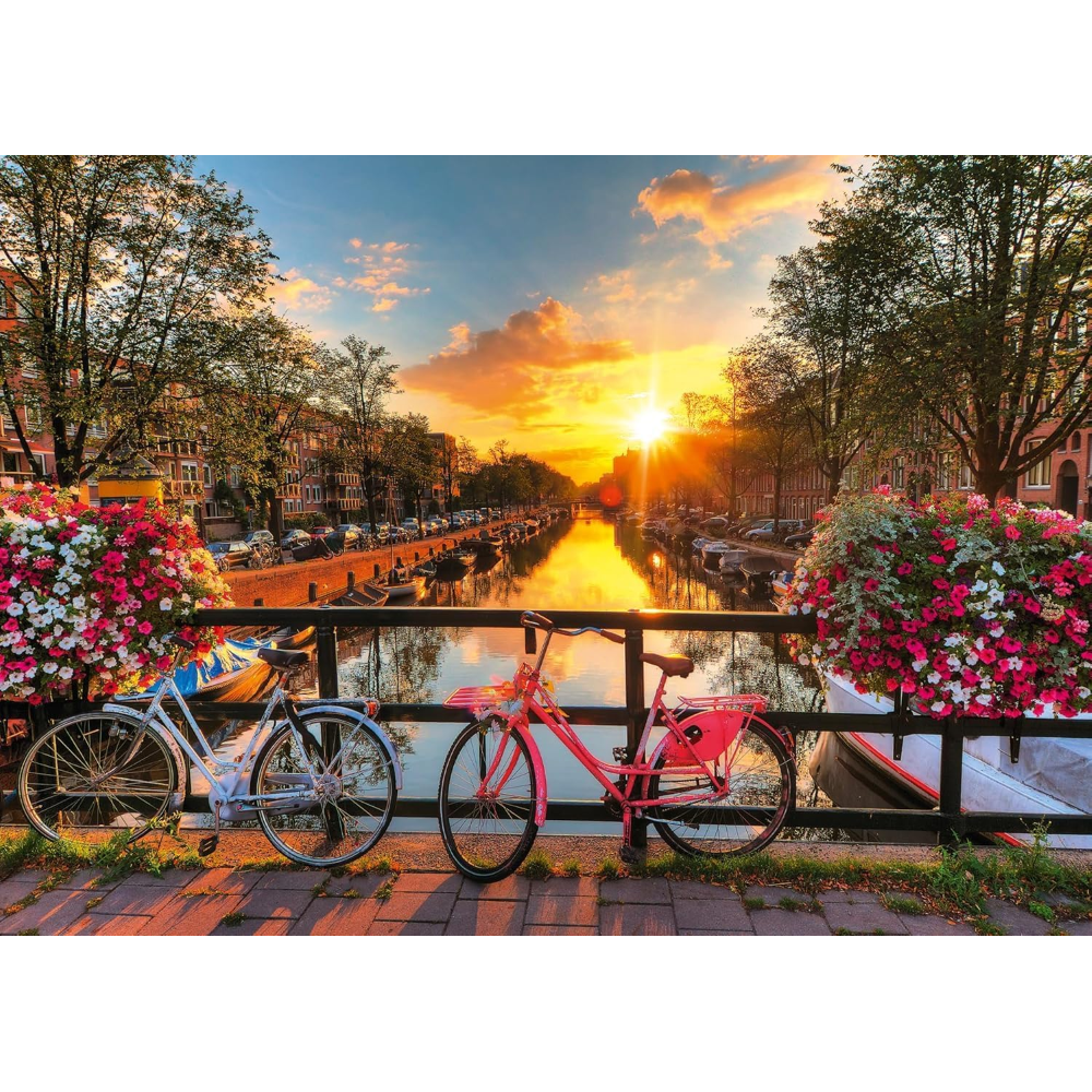 Ravensburger Puzzle 1000 PC - Biciclette ad Amsterdam 12000662