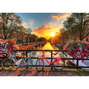 Ravensburger Puzzle 1000 PC - Biciclette ad Amsterdam 12000662