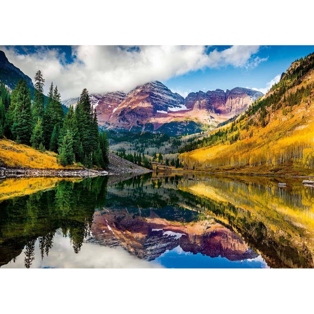 Ravensburger Puzzle 1000 PC Highlight: Beautiful Mountains - Aspen, Colorado 12000255