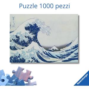 Ravensburger Puzzle 1000 PC Art Collection - The great wave off kanagawa 12000107