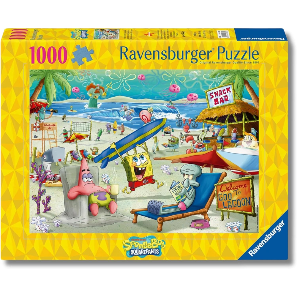 Ravensburger Puzzle 1000 PC Licensed - Spongebob 12001822