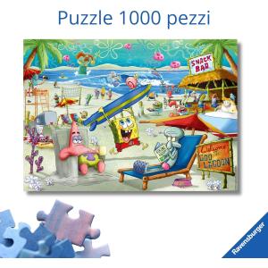 Ravensburger Puzzle 1000 PC Licensed - Spongebob 12001822
