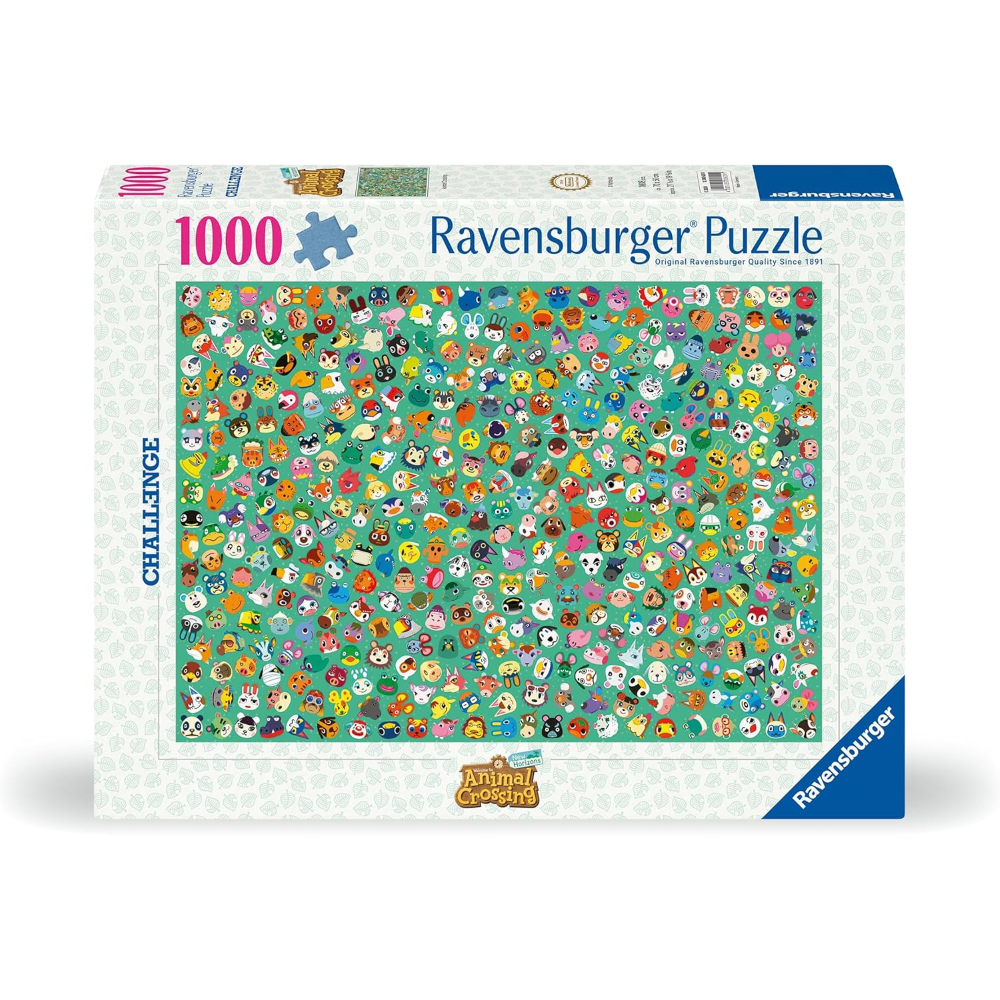 Ravensburger Puzzle 1000 PC Challenge - Animal Crossing 12000629