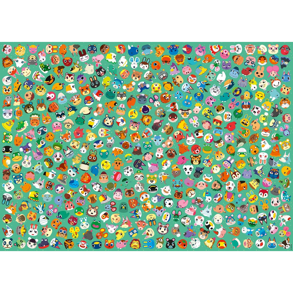 Ravensburger Puzzle 1000 PC Challenge - Animal Crossing 12000629