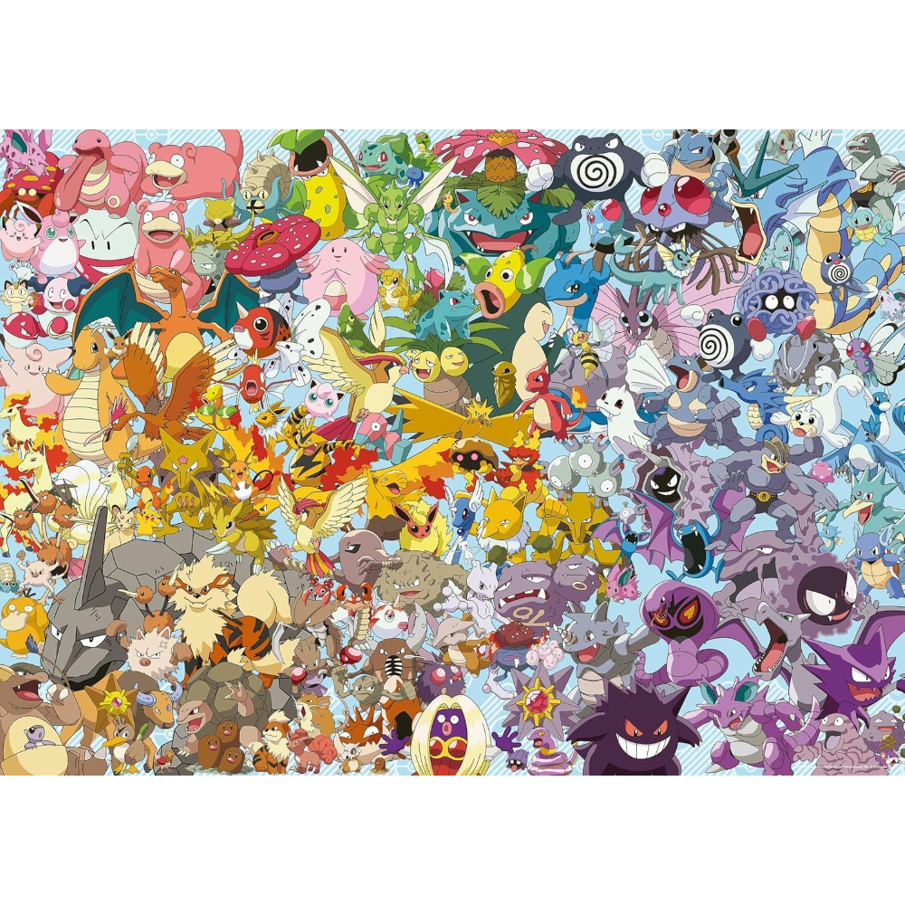 Ravensburger Puzzle 1000 PC Challenge - Pokémon 12000460