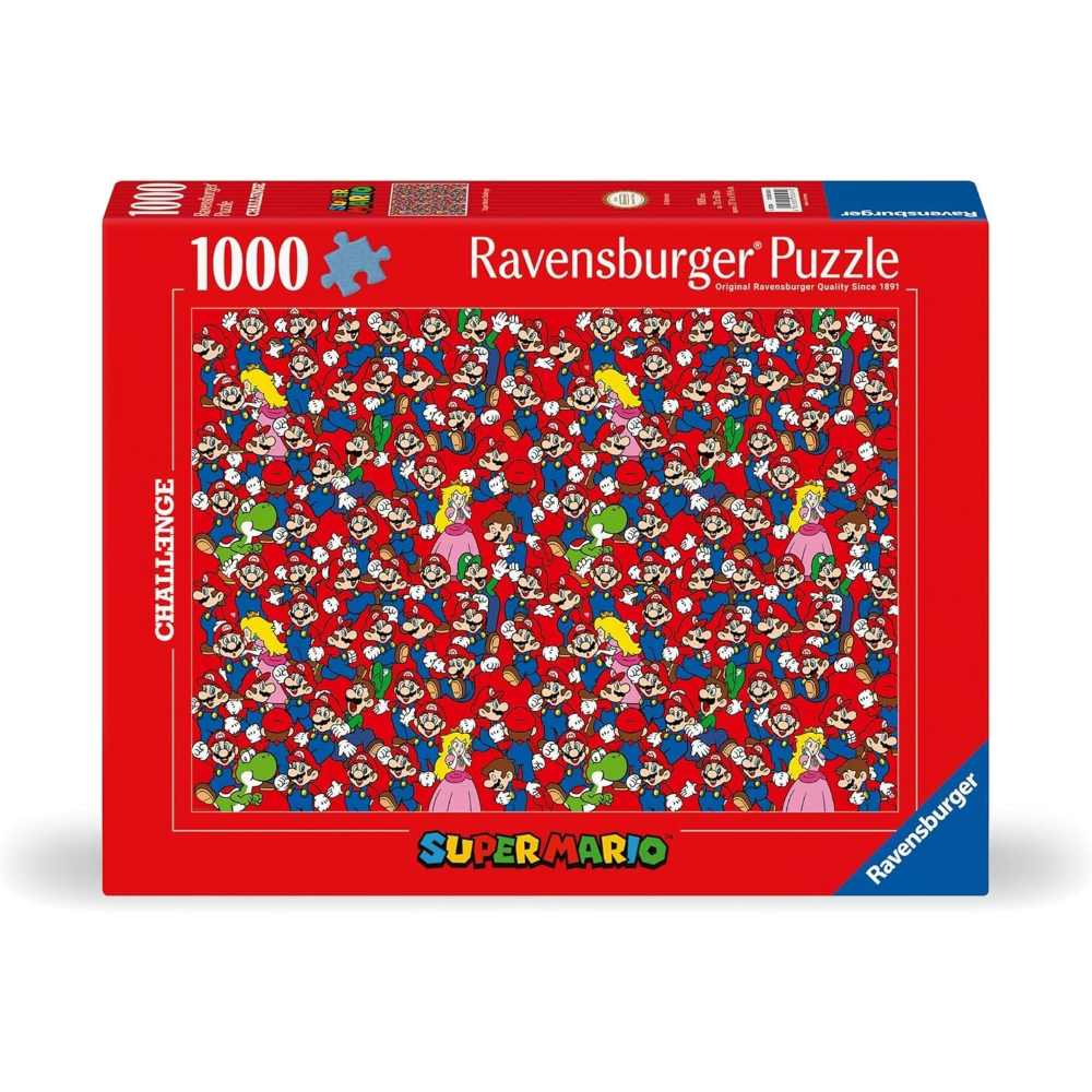 Ravensburger Puzzle 1000 PC Challenge - Super Mario 12000504