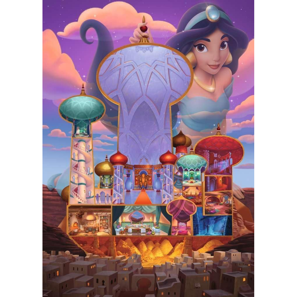Ravensburger Puzzle 1000 PC Disney Castles - Jasmine 12000258