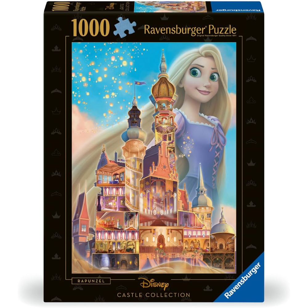 Ravensburger Puzzle 1000 PC Disney Castles - Rapunzel 12000264