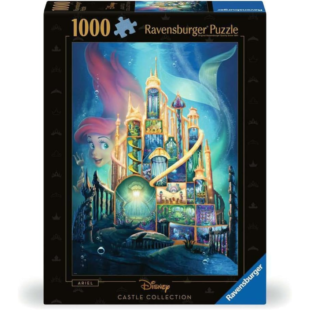 Ravensburger Puzzle 1000 PC Disney Castles - Ariel 12000265
