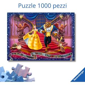 Ravensburger Puzzle 1000 PC Disney - La Bella e la Bestia 12000320