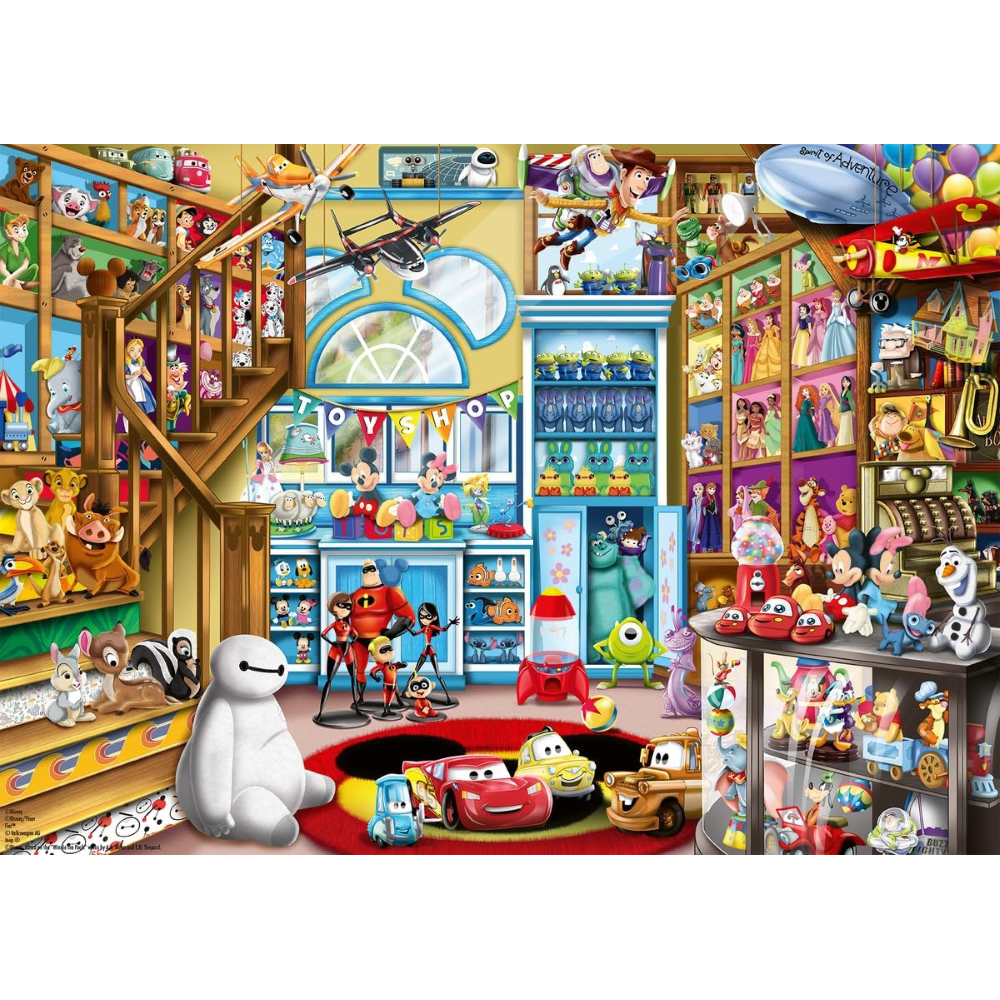 Ravensburger Puzzle 1000 PC Disney - Il negozio di giocattoli Disney 12000527