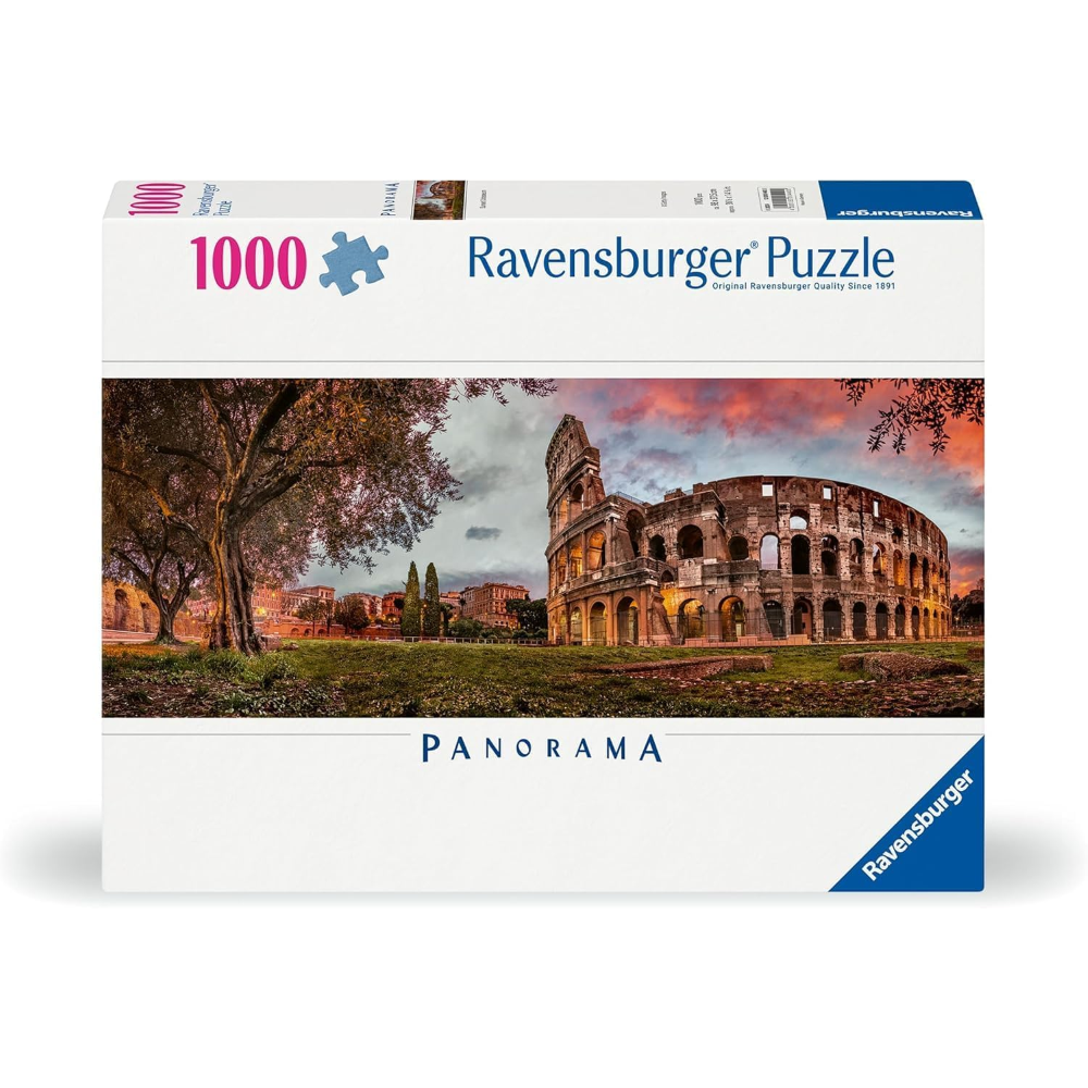 Ravensburger Puzzle 1000 PC Panorama - Colosseo al tramonto 12000440