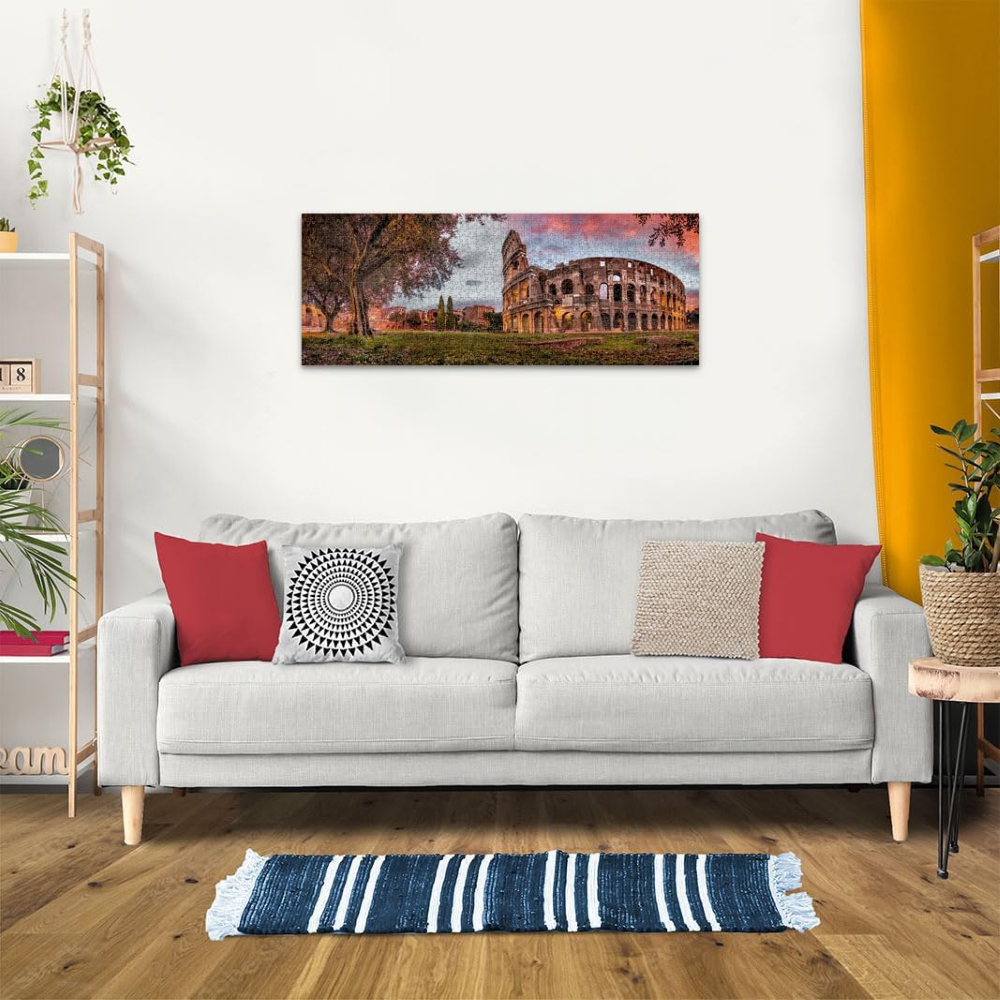 Ravensburger Puzzle 1000 PC Panorama - Colosseo al tramonto 12000440