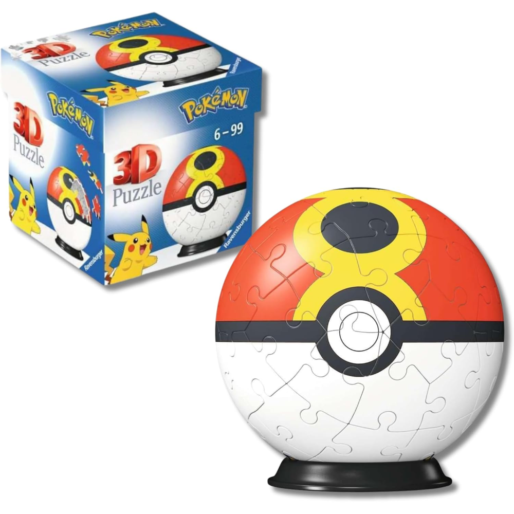 Ravensburger Puzzle 3D - Puzzleball 54 pc Pokémon Repeat Ball 11628