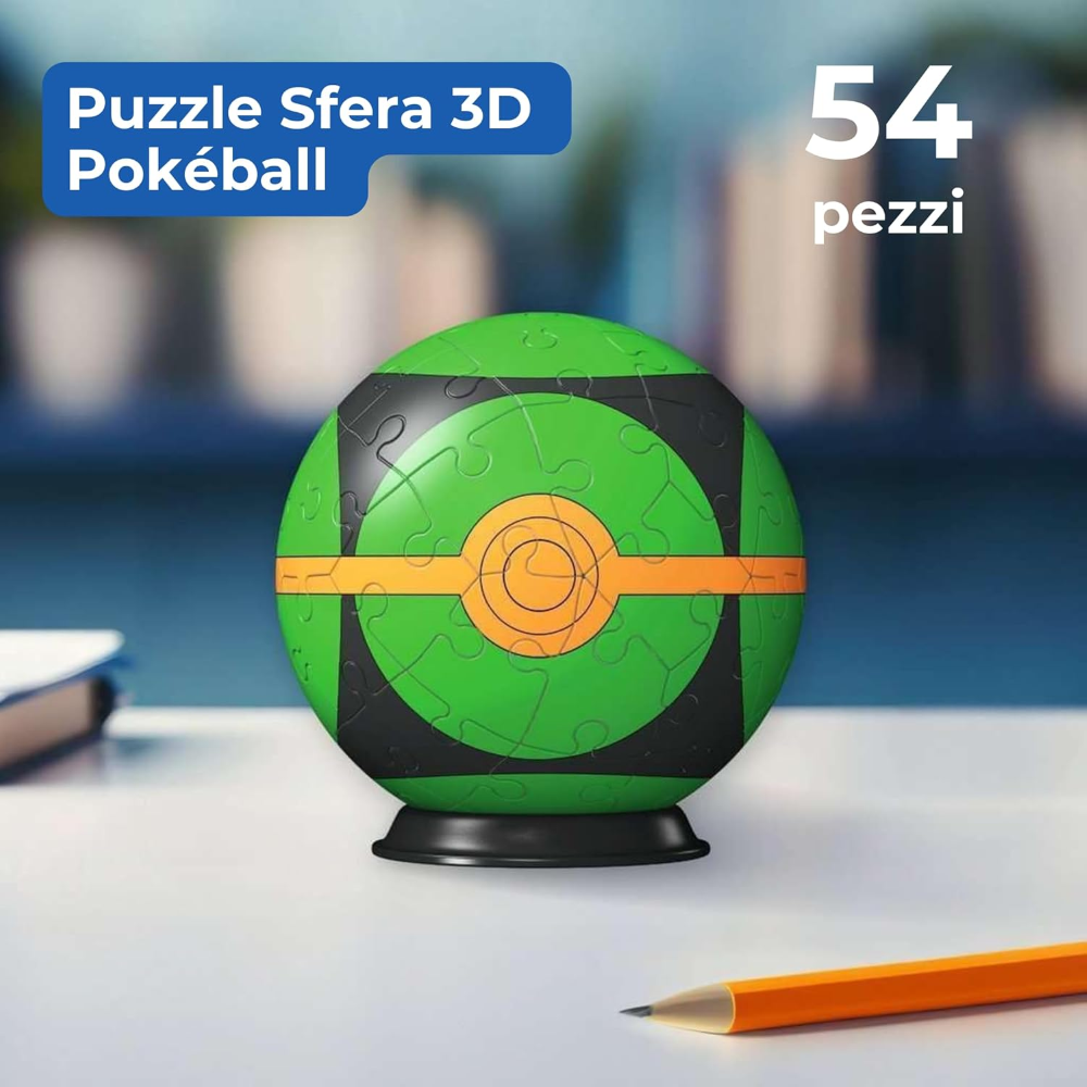 Ravensburger Puzzle 3D - Puzzleball 54 pc Pokémon Dusk Ball 11626