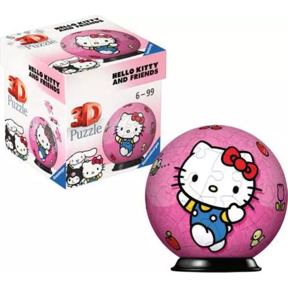 Ravensburger Puzzle 3D - Puzzleball 54 pc Hello Kitty 11099357