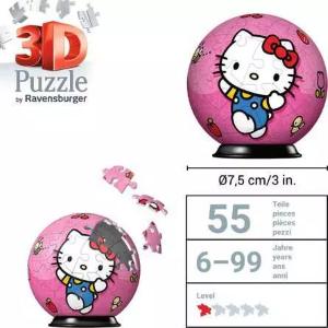 Ravensburger Puzzle 3D - Puzzleball 54 pc Hello Kitty 11099357