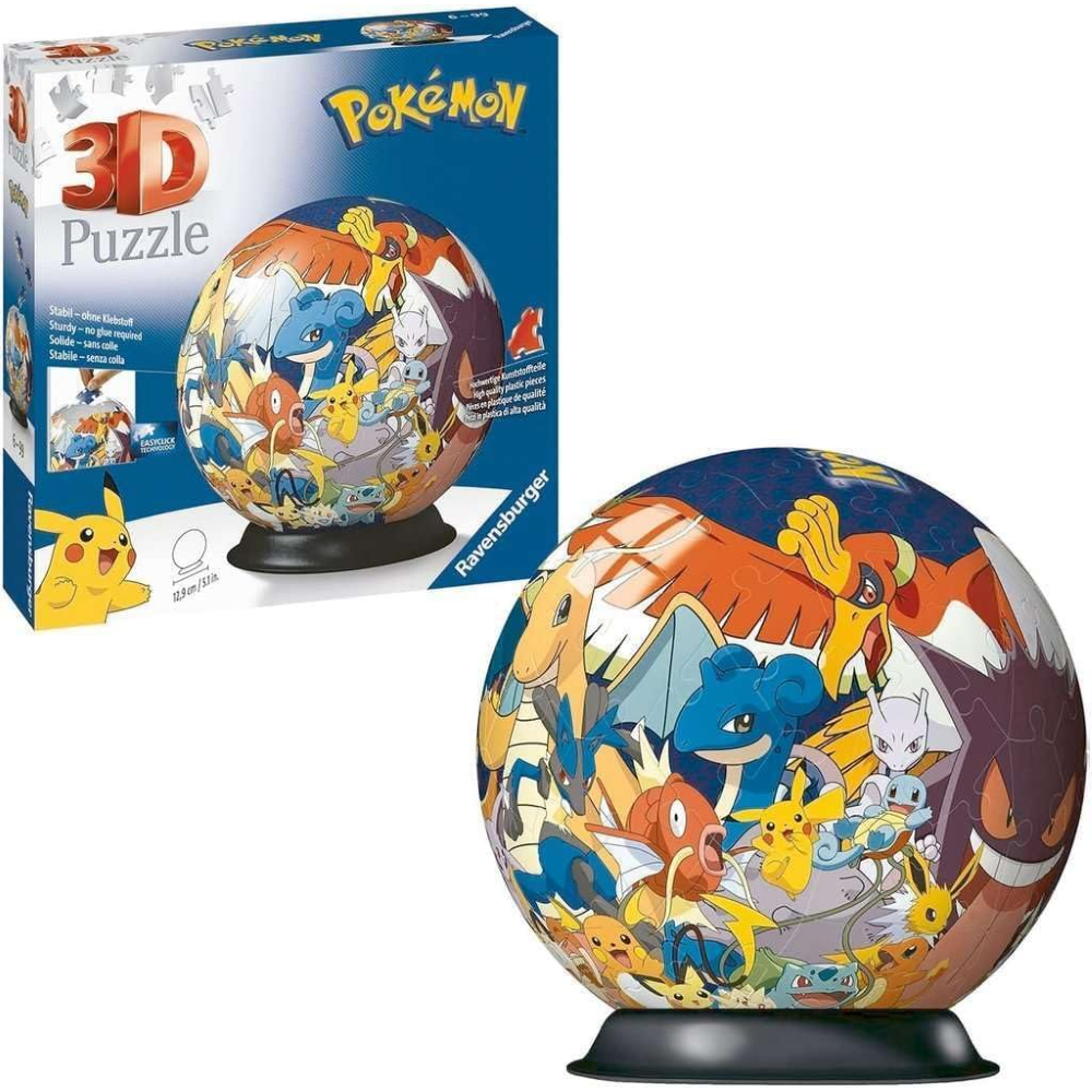 Ravensburger Puzzle 3D - Puzzleball 72 pc - Pokémon 11785