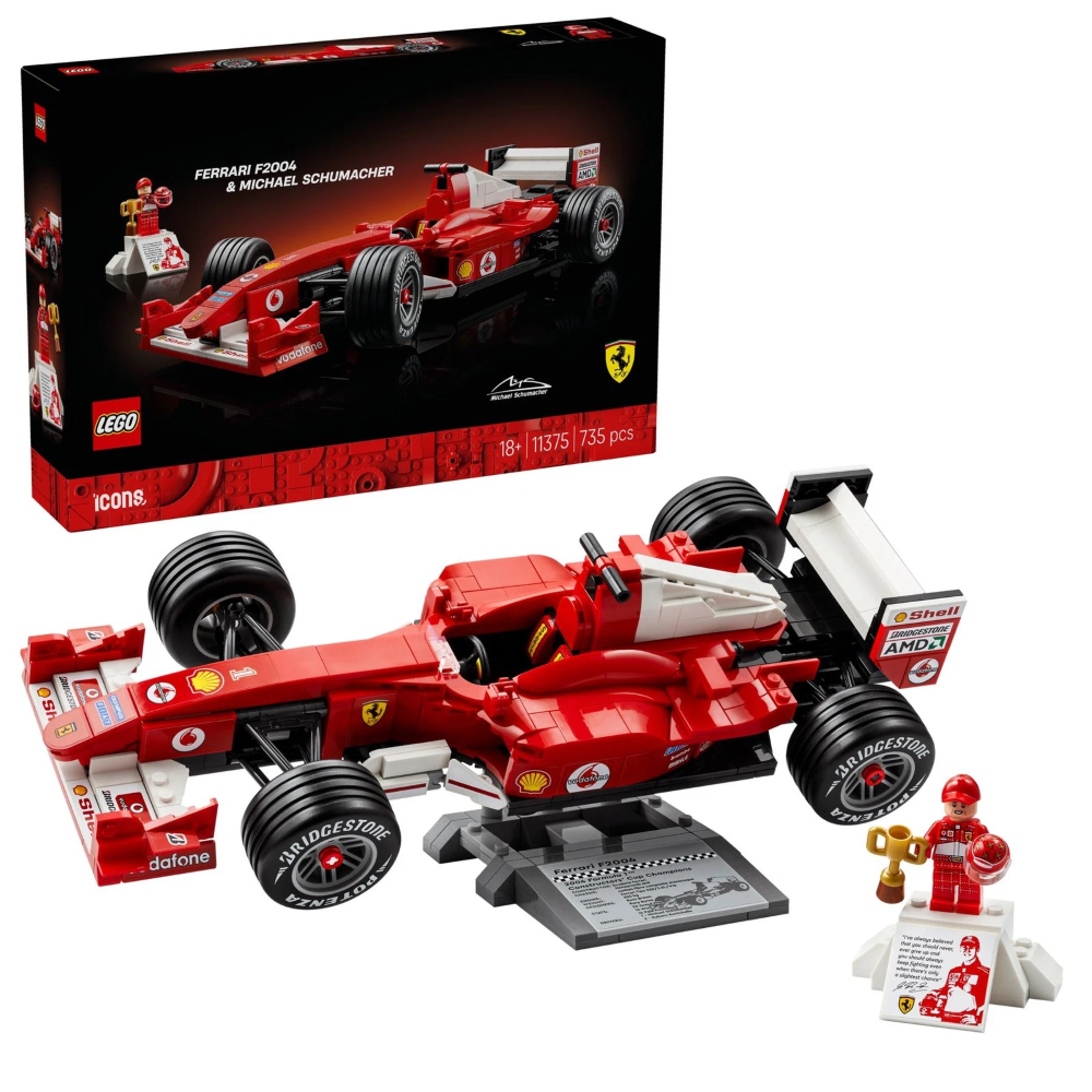 LEGO ICONS - Ferrari F2004 & Michael Schumacher 11375