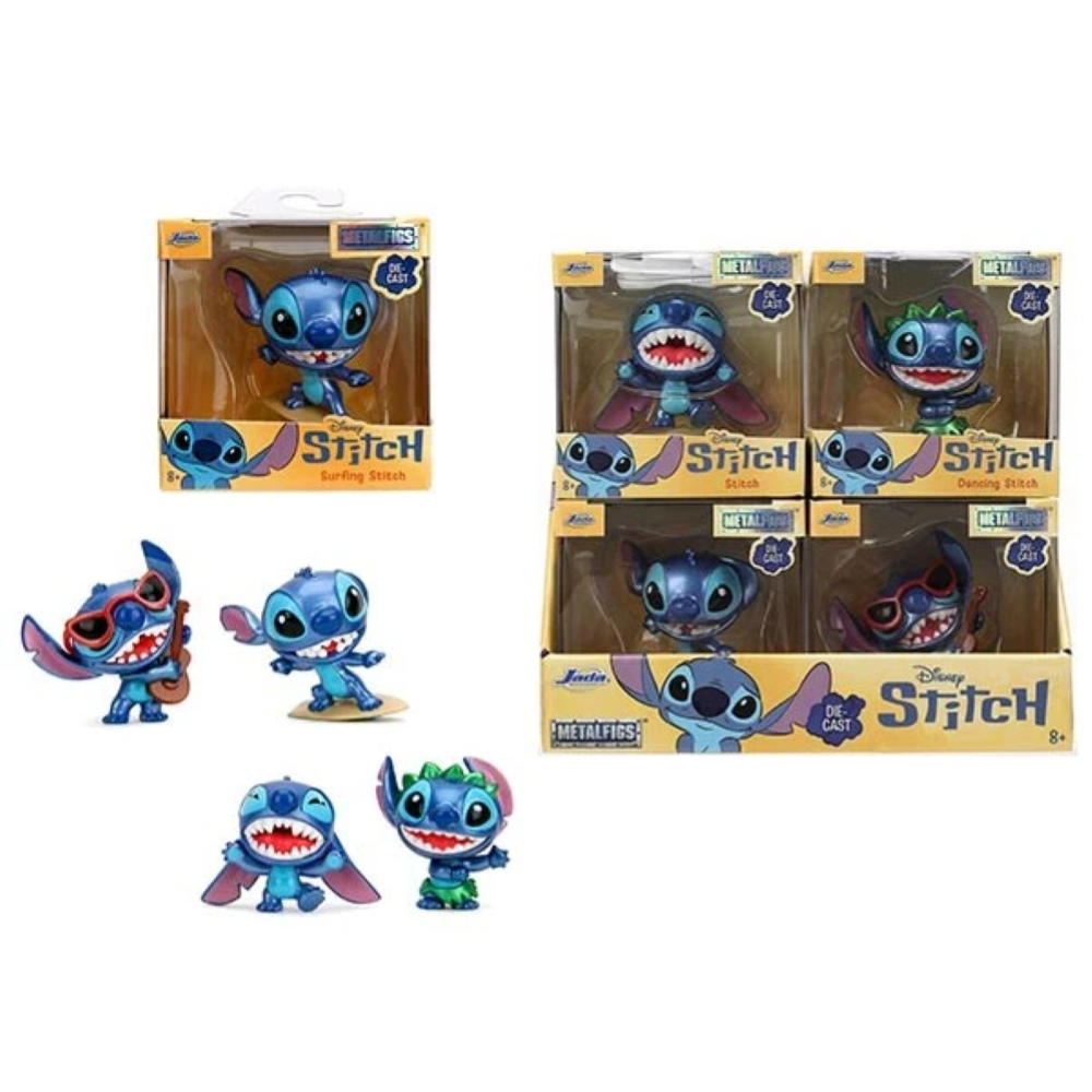 SIMBA - DISNEY STITCH DIE CAST CM 6,5 WAVE 2  4asst