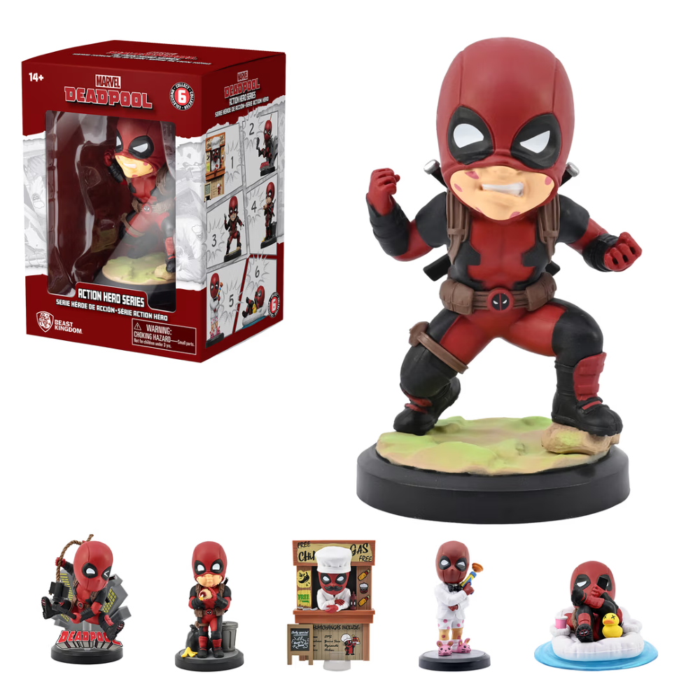 YuMe Window Box - Hero Box Deadpool - Action Hero Series - ASSORTED CTN  (12 Units) 19717