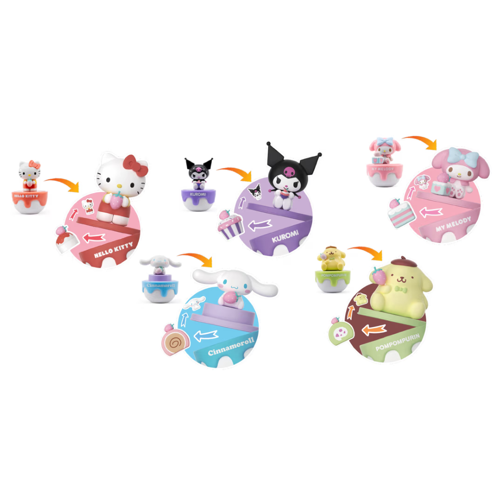 YuMe Window Box - Hello Kitty and Friends Strawberry Cake Surprise Capsules (5 Designs)12PZ 11670