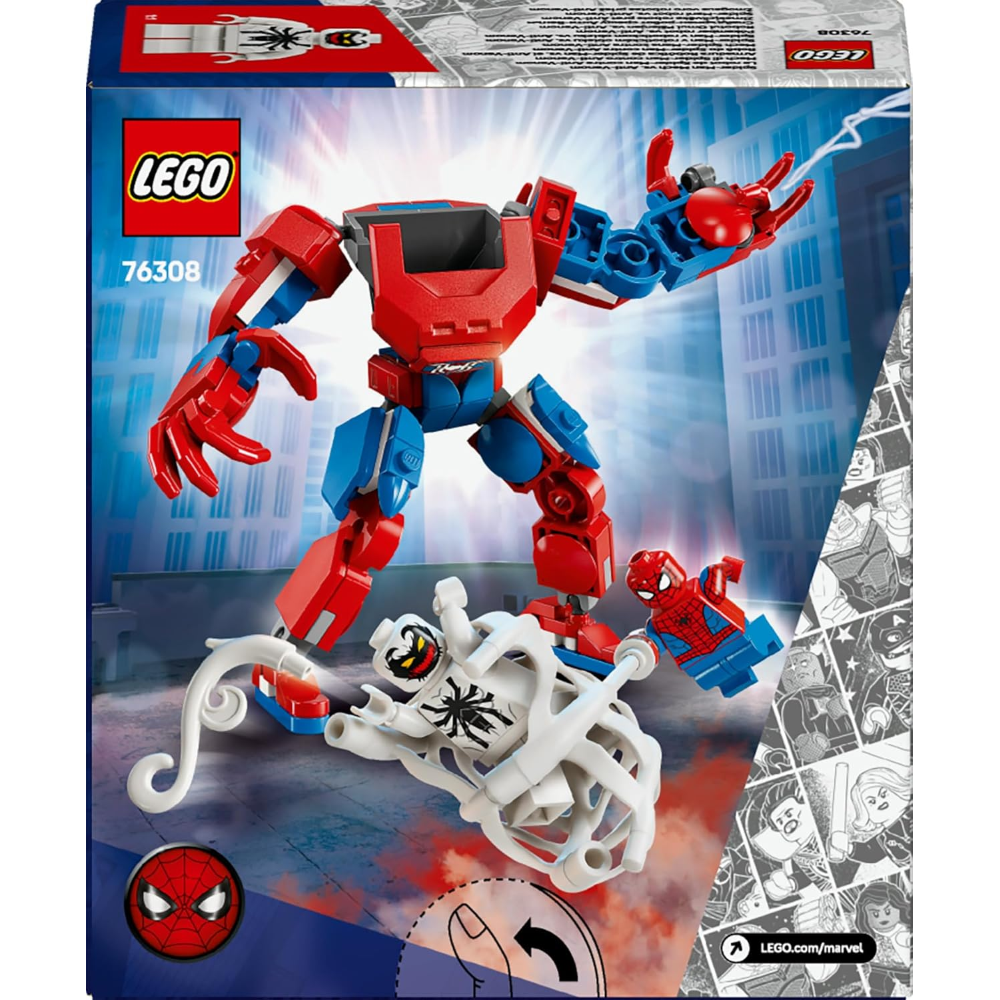 LEGO MARVEL - Mech di Spider-Man contro Anti-Venom 76308