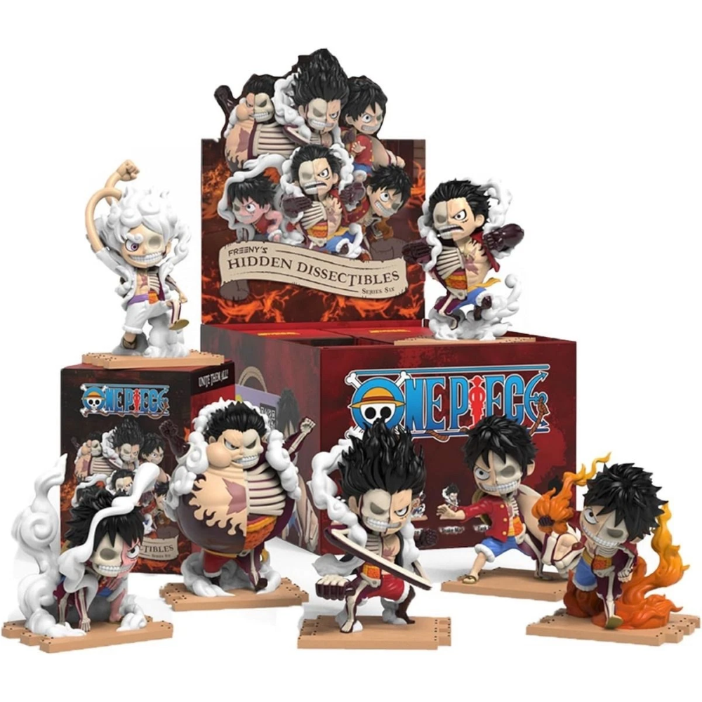 MIGHTY JAXX ONE PIECE - FREENY'S HIDDEN DISSESCTIBLE BLIND BOX D6 - ONE PIECE (LUFFY GEARS)