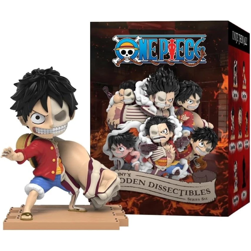 MIGHTY JAXX ONE PIECE - FREENY'S HIDDEN DISSESCTIBLE BLIND BOX D6 - ONE PIECE (LUFFY GEARS)
