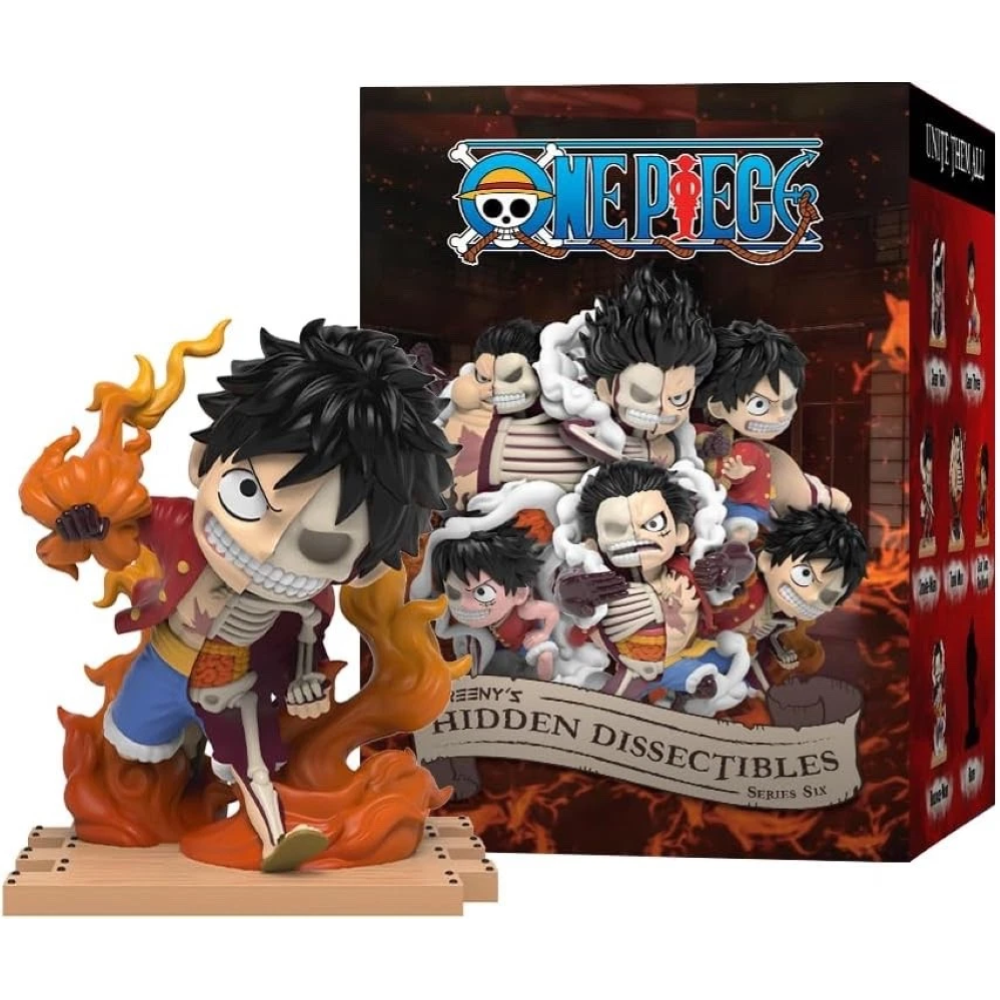 MIGHTY JAXX ONE PIECE - FREENY'S HIDDEN DISSESCTIBLE BLIND BOX D6 - ONE PIECE (LUFFY GEARS)