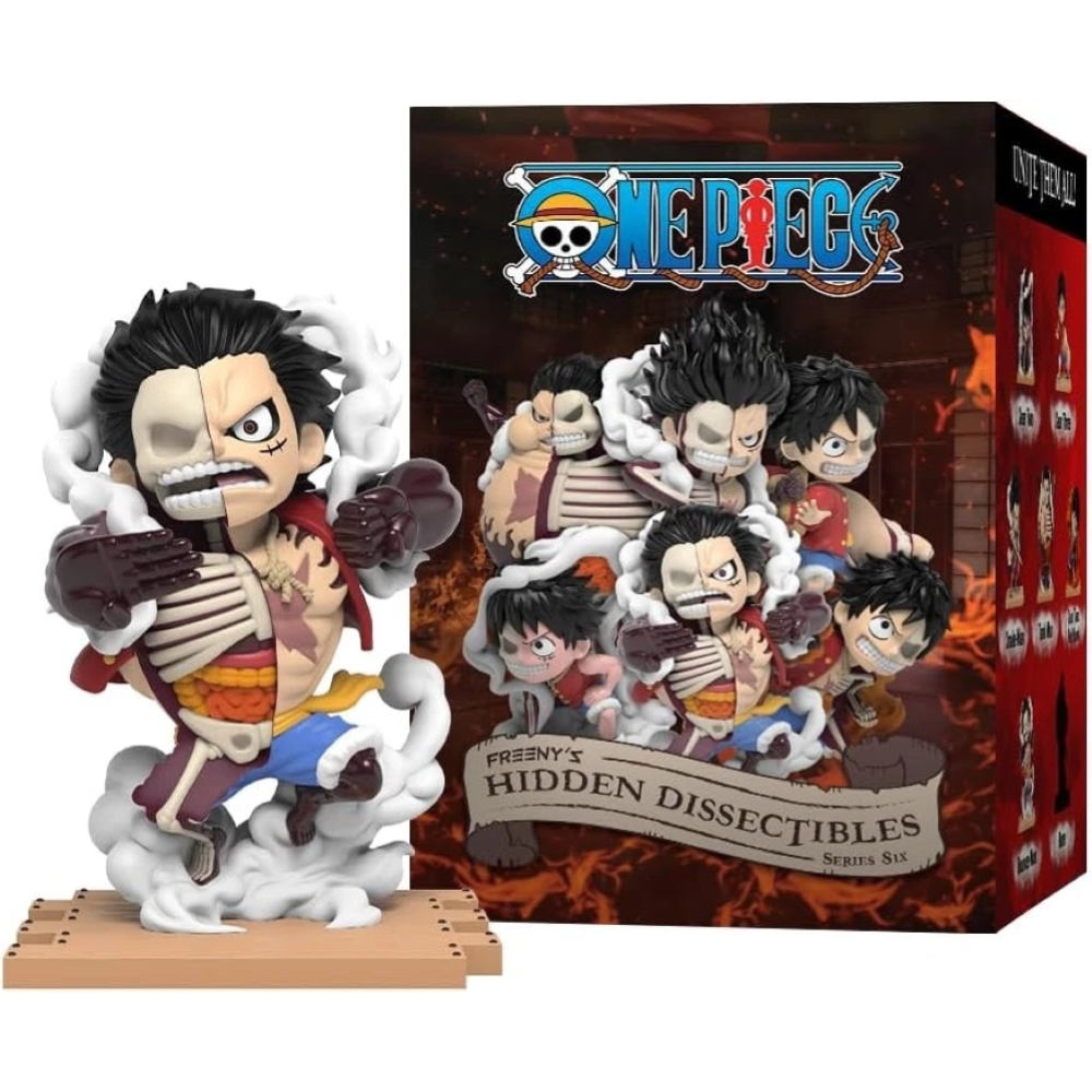 MIGHTY JAXX ONE PIECE - FREENY'S HIDDEN DISSESCTIBLE BLIND BOX D6 - ONE PIECE (LUFFY GEARS)