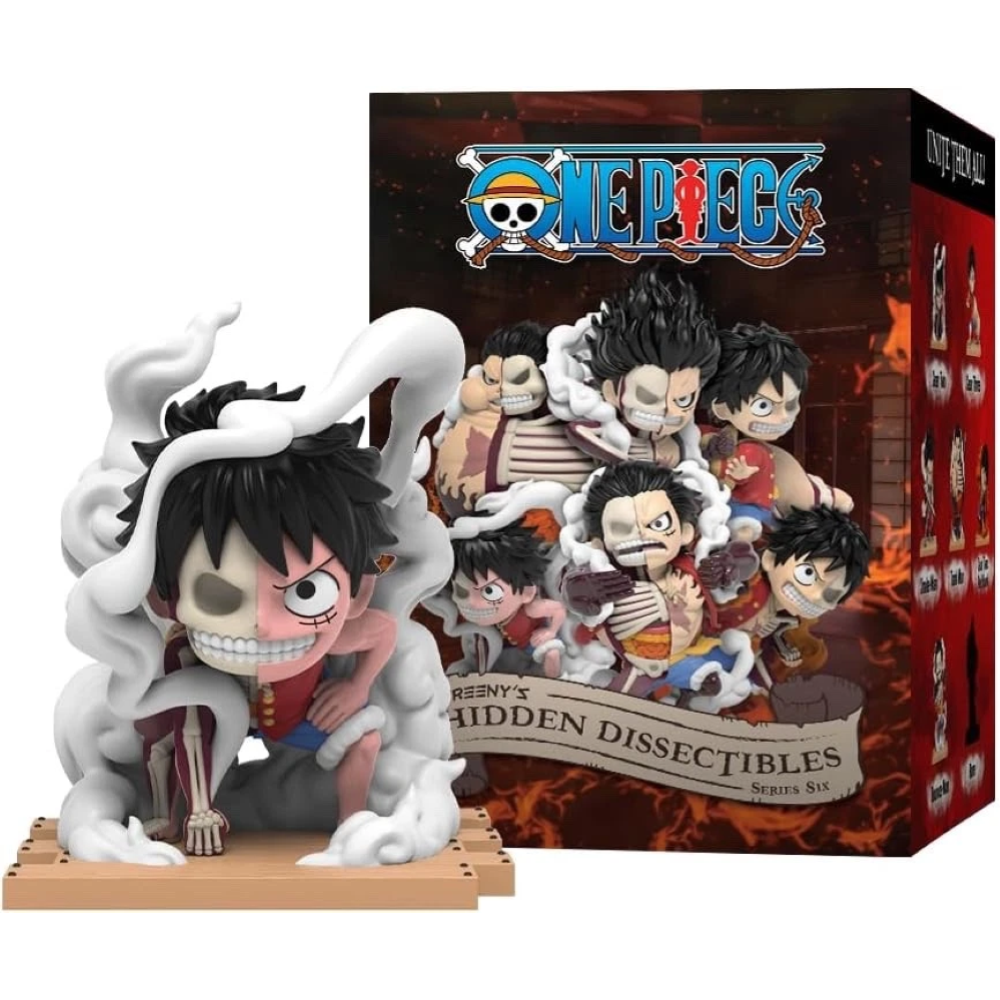 MIGHTY JAXX ONE PIECE - FREENY'S HIDDEN DISSESCTIBLE BLIND BOX D6 - ONE PIECE (LUFFY GEARS)