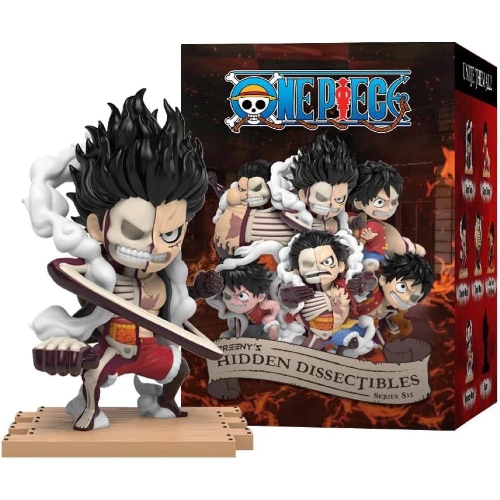 MIGHTY JAXX ONE PIECE - FREENY'S HIDDEN DISSESCTIBLE BLIND BOX D6 - ONE PIECE (LUFFY GEARS)