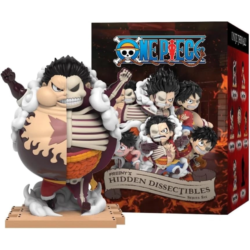 MIGHTY JAXX ONE PIECE - FREENY'S HIDDEN DISSESCTIBLE BLIND BOX D6 - ONE PIECE (LUFFY GEARS)