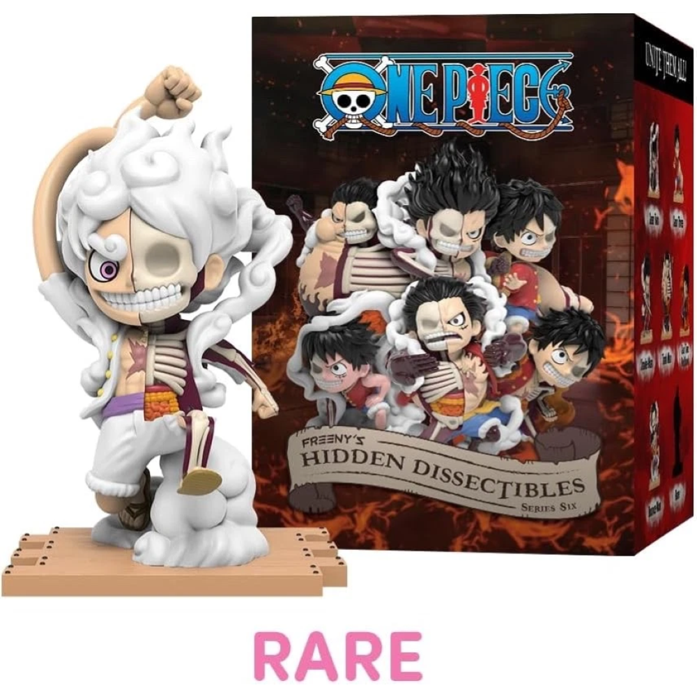 MIGHTY JAXX ONE PIECE - FREENY'S HIDDEN DISSESCTIBLE BLIND BOX D6 - ONE PIECE (LUFFY GEARS)