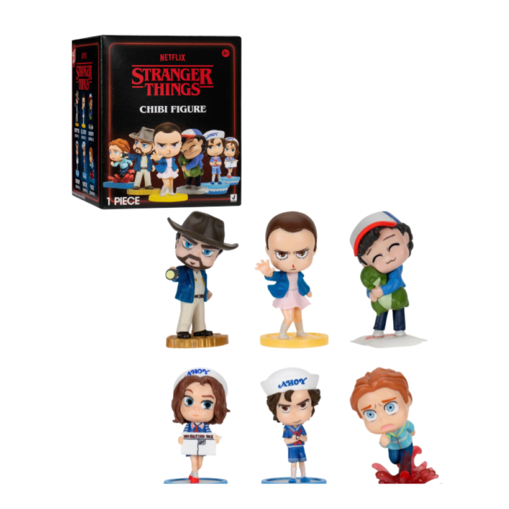 Rei Toys Stranger Things Personaggi "Chibi" da 5 cm in CDU BLIND BOX STRT1100