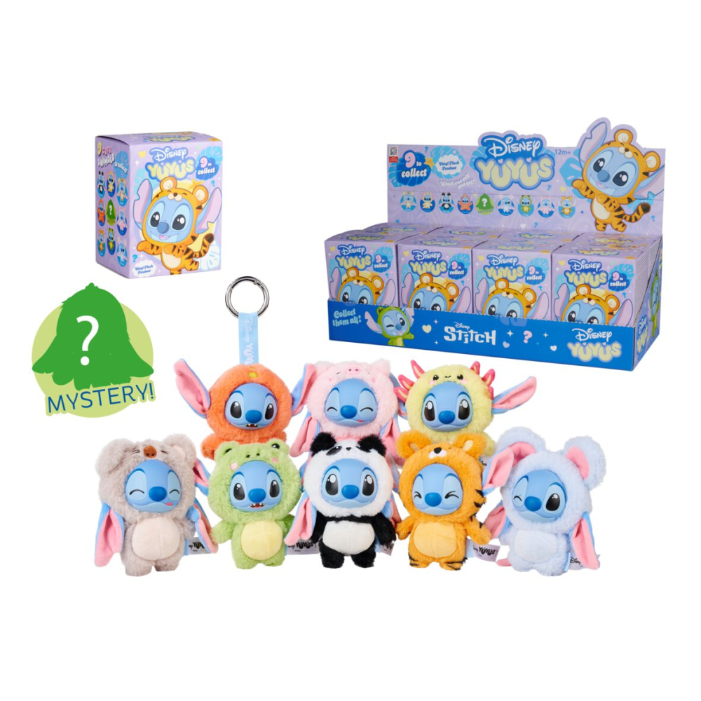 SIMBA - YUYUS BLIND BOX "Disney Stitch" clips 8 assortiti - cm.12 