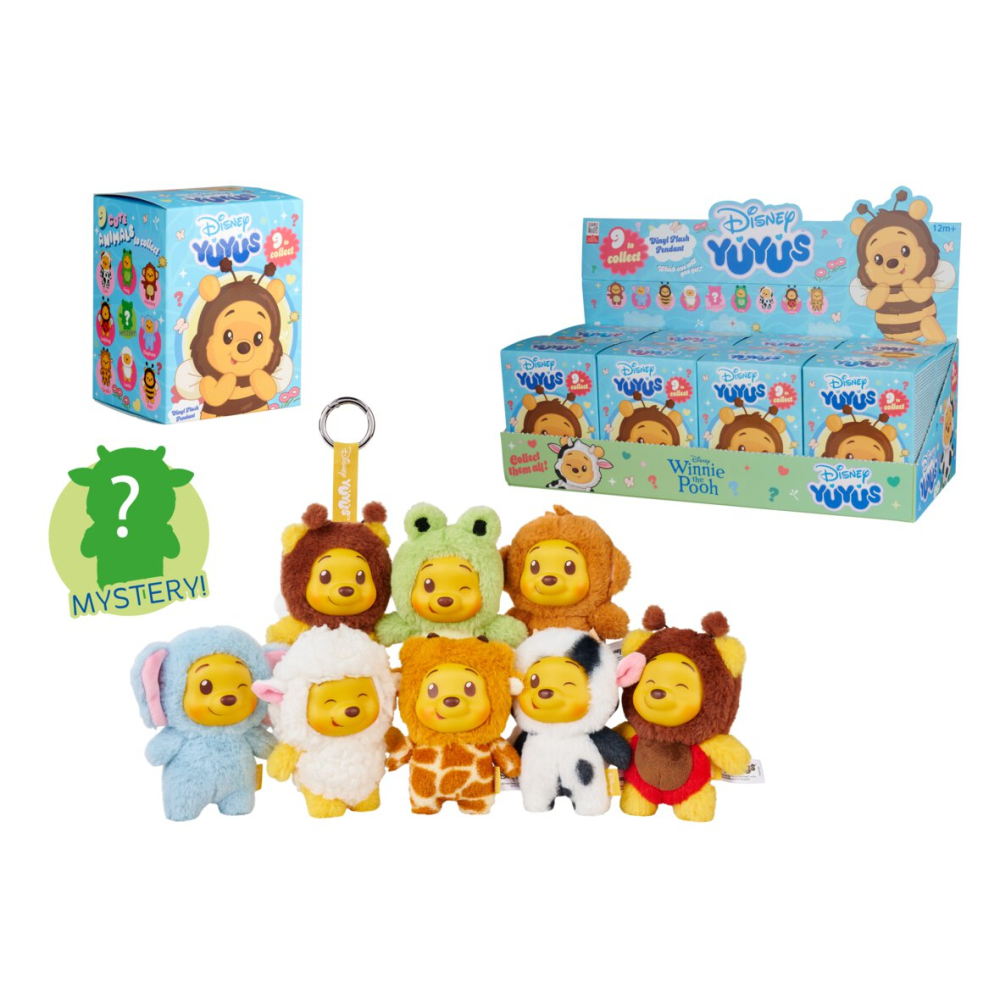 SIMBA - YUYUS BLIND BOX "Disney Winnie the Pooh" clips 8 assortiti - cm.12 