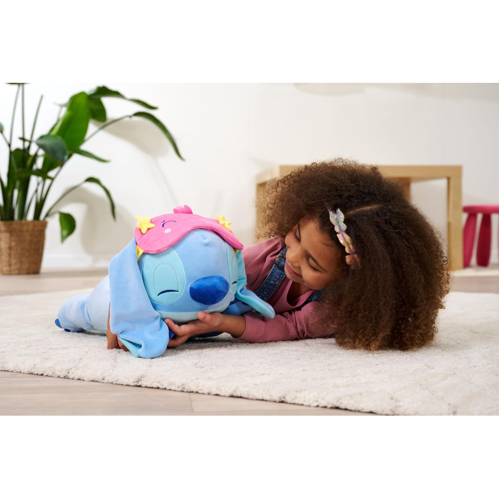 SIMBA - Stitch Sdraiato con mascherina notte cm.40 - 6315870576HEA