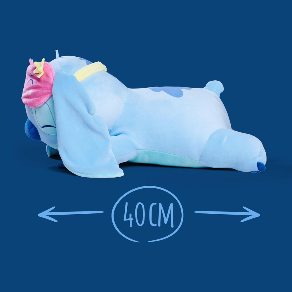 SIMBA - Stitch Sdraiato con mascherina notte cm.40 - 6315870576HEA